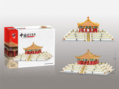 Hall of Central Harmony Blocks(5866PCS) toys