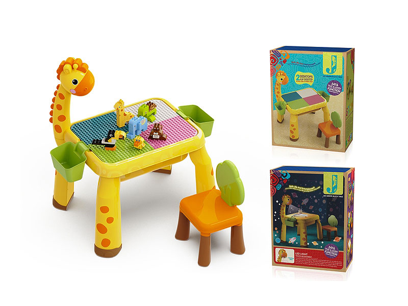 Building Block Table & Chair(108PCS) toys