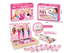 Beautiful Girl Magnetic Attraction Puzzle
