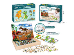 Dinosaur World Magnetic Attraction Puzzle