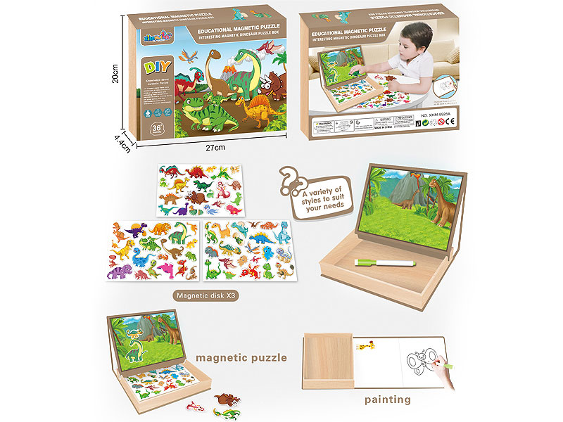 Magnetic Attraction Puzzle Of Dinosaur Paradise toys