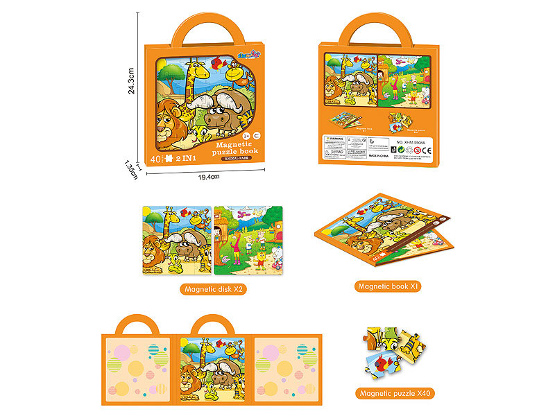 Magnetic Attraction Puzzle Of Animal Paradise toys