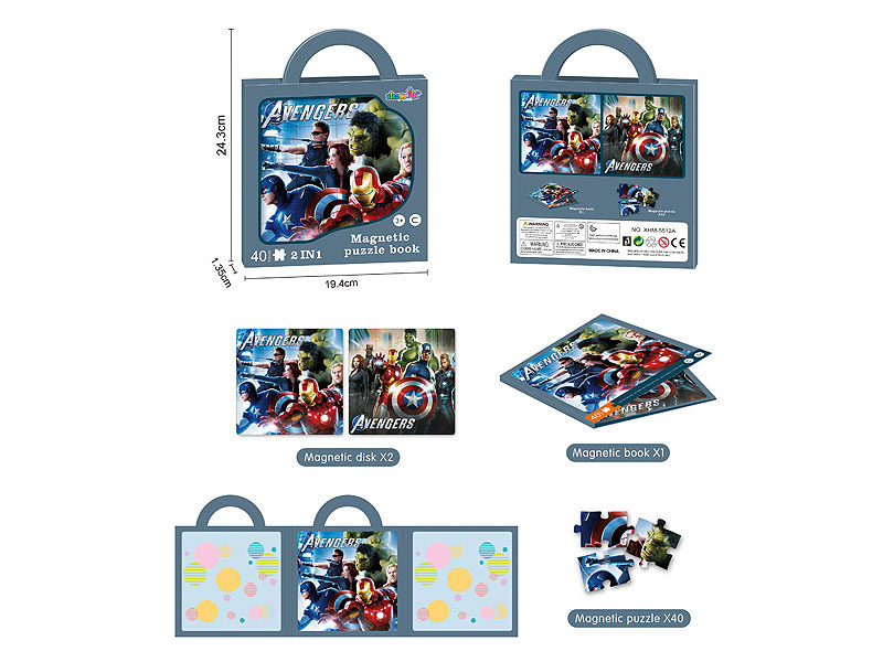 Avenger Alliance Magnetic Attraction Puzzle toys