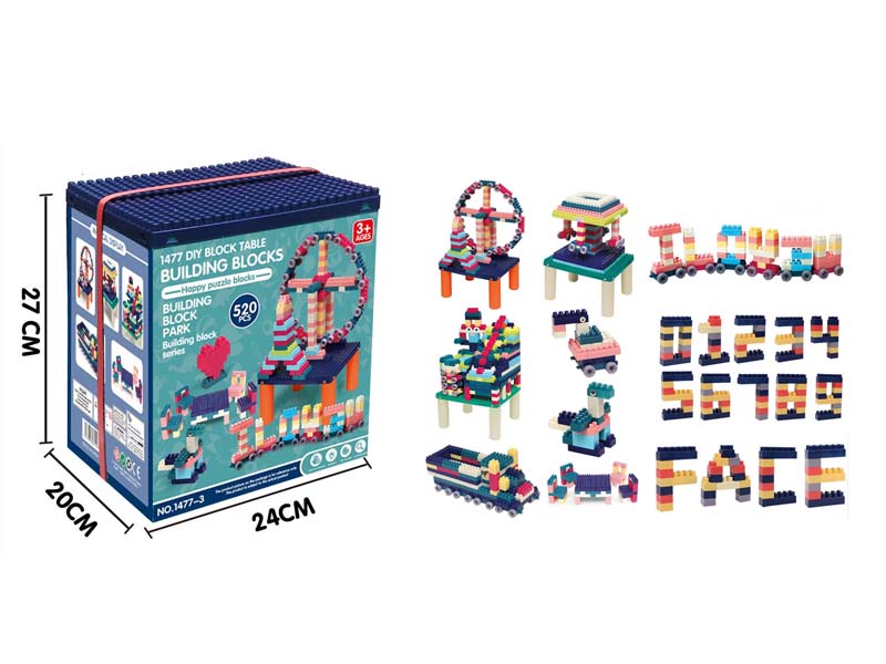 Building Block Table(520PCS) toys