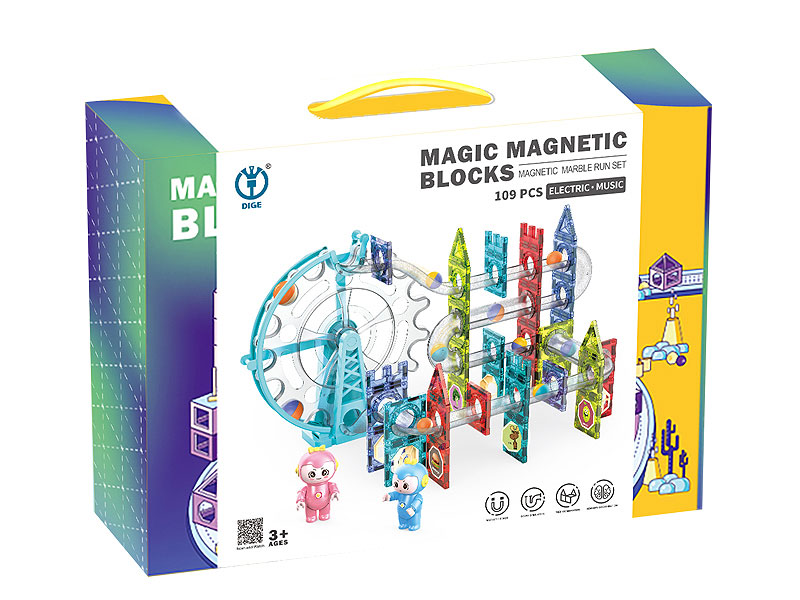 Magnetism Block W/M(109pcs) toys