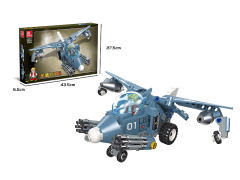 Building Block Back Force Aircraft(286PCS) toys