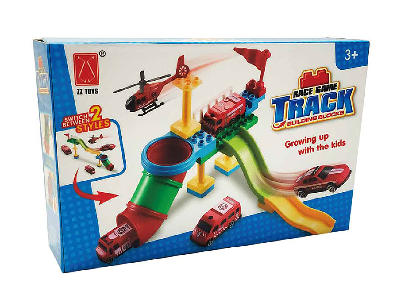 Building Block Track Racing toys