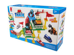 Building Block Double Deck Parking Lot toys