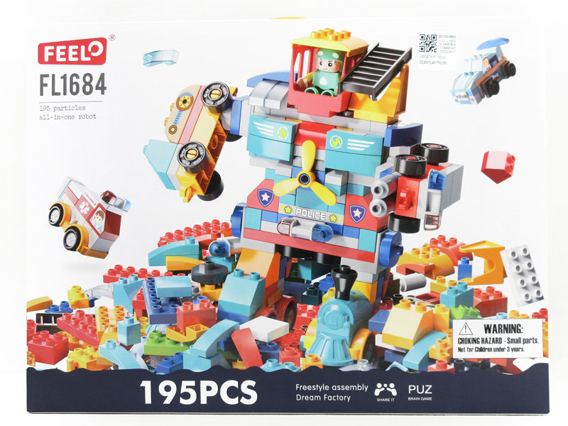 Blocks(195PCS) toys