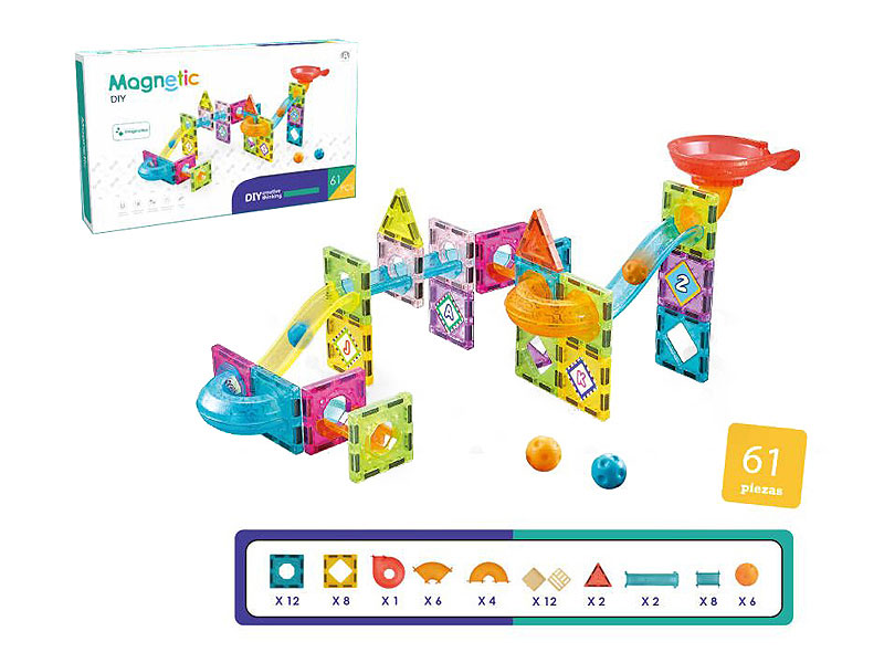 Magnetic Blocks(61pcs) toys