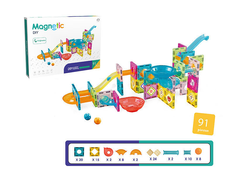 Magnetic Blocks(91pcs) toys