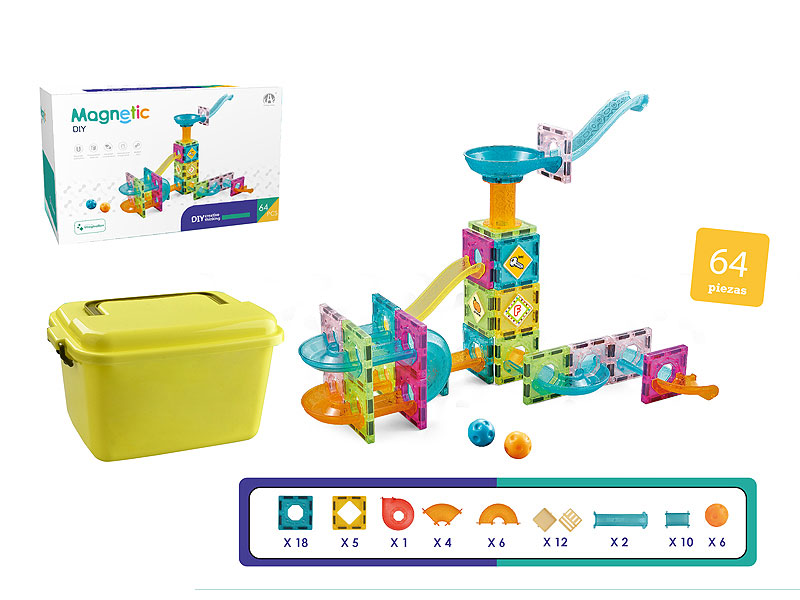 Magnetic Blocks(64pcs) toys