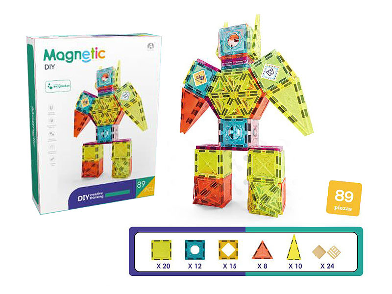 Magnetic Blocks(89pcs) toys