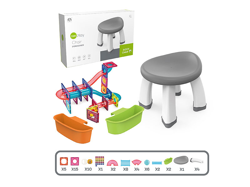 Magnetic Blocks Table Chair toys