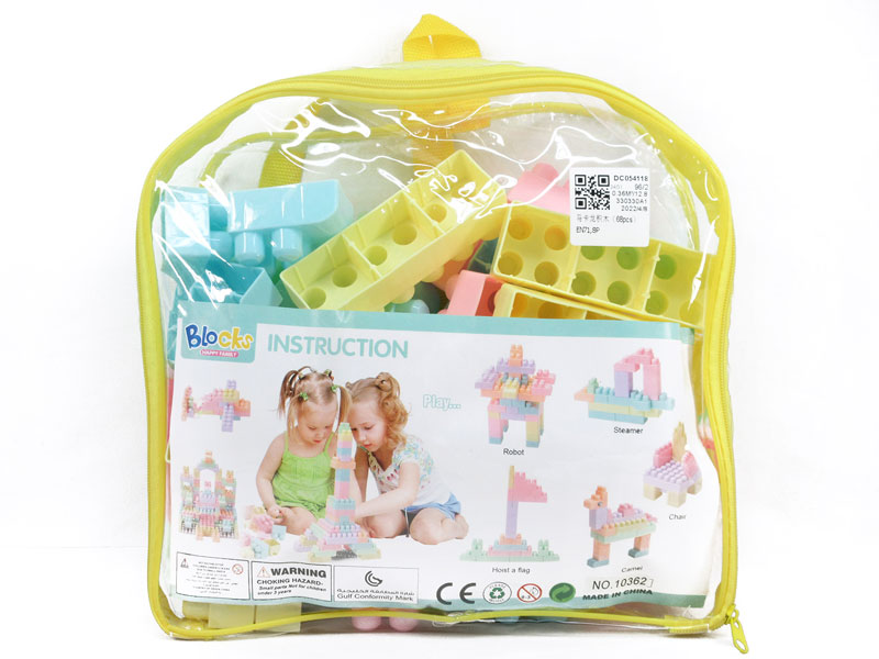 Blocks(68PCS) toys