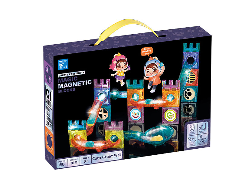 Magnetic Blocks W/L(56pcs) toys