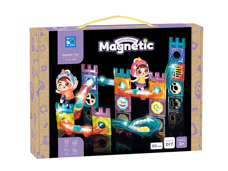 Magnetic Blocks W/L(56pcs) toys