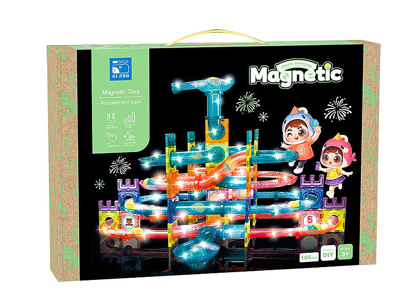 Magnetic Blocks W/L(166pcs) toys