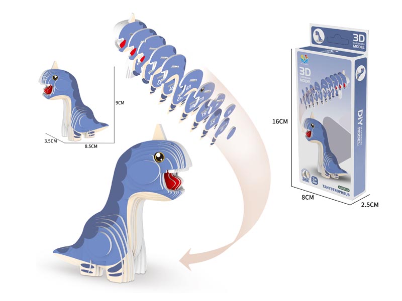 3D Brontosaurus Puzzle toys