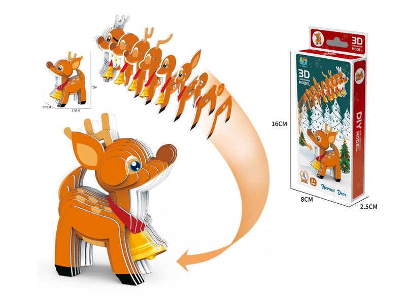 3D Elk Puzzle toys