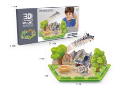 3D Dinosaur Scene Puzzle