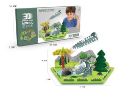 3D Dinosaur Scene Puzzle toys