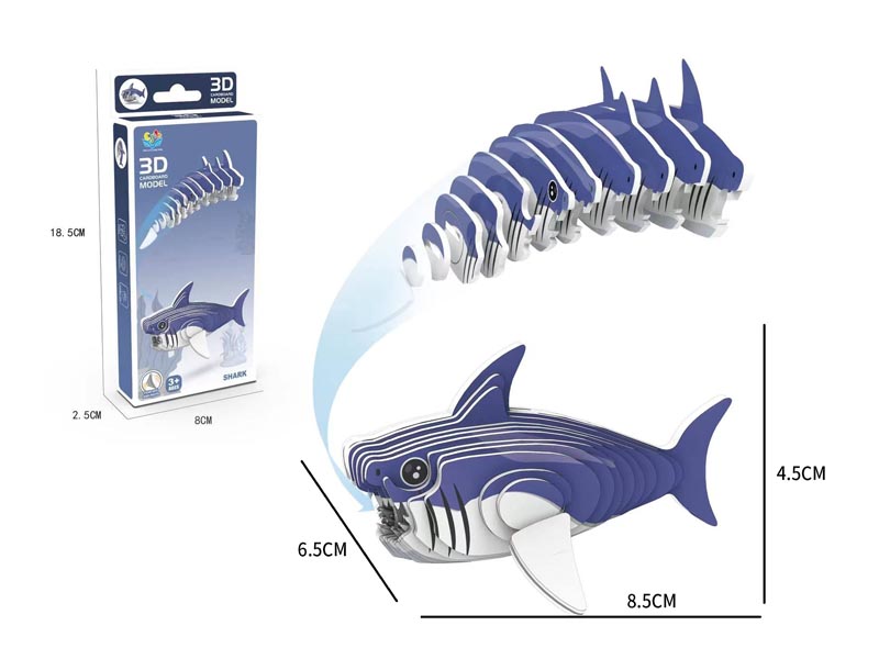 3D Shark Puzzle toys