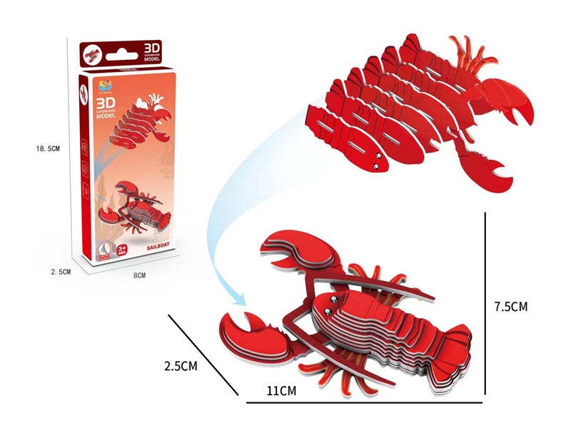 3D Lobster Puzzle toys