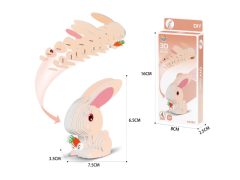 3D小白兔立体拼图