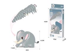 3D大象立体拼图