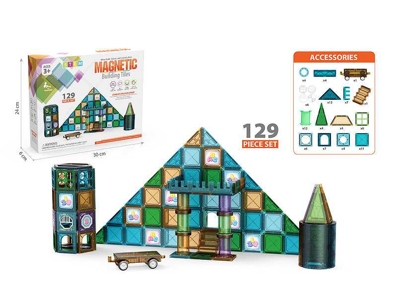 Magnetic Blocks(129PCS) toys
