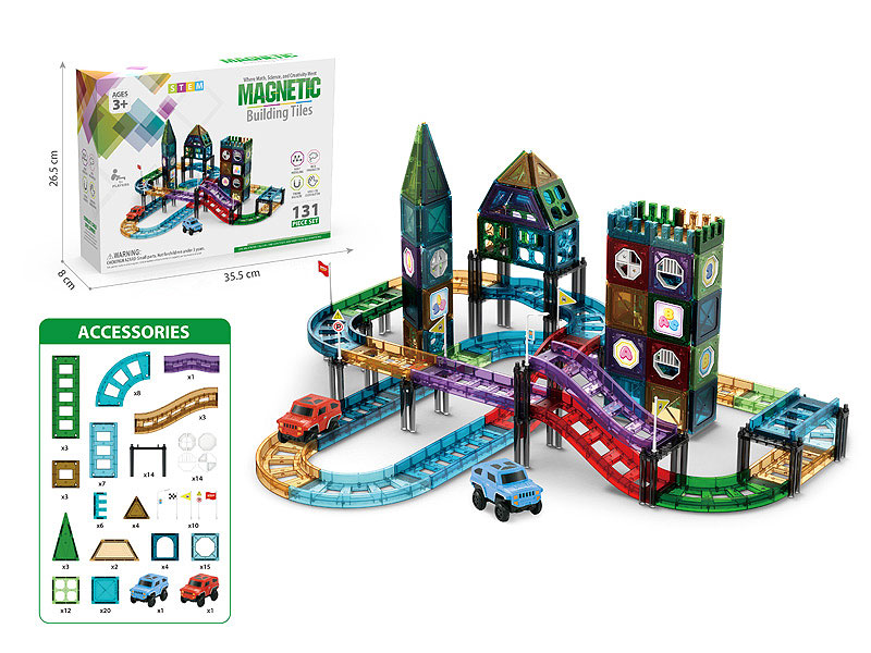 Magnetic Blocks(131PCS) toys