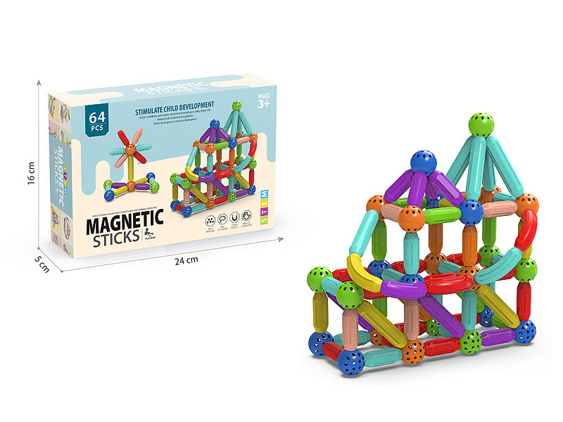 Magnetic Block(64PCS) toys