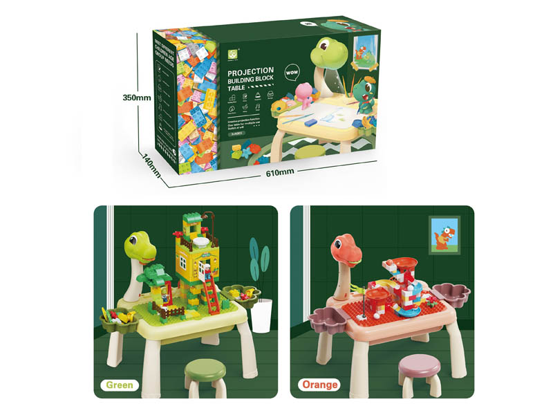 Dinosaur Projection Block Table(2Color) toys