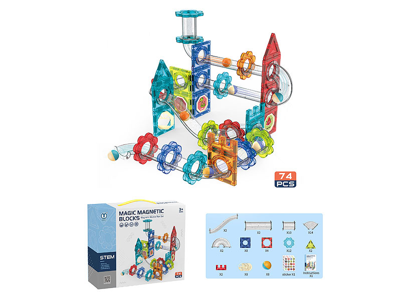 Magnetic Block(74pcs) toys