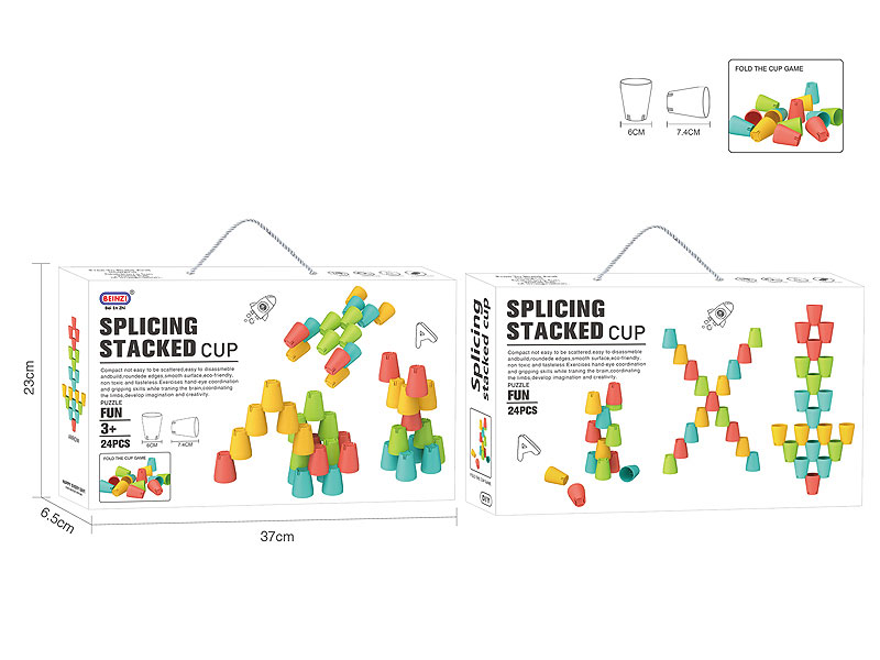 Splicing Stacked Cup(24PCS) toys