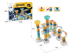 太空滚珠轨道益智积木（79pcs）