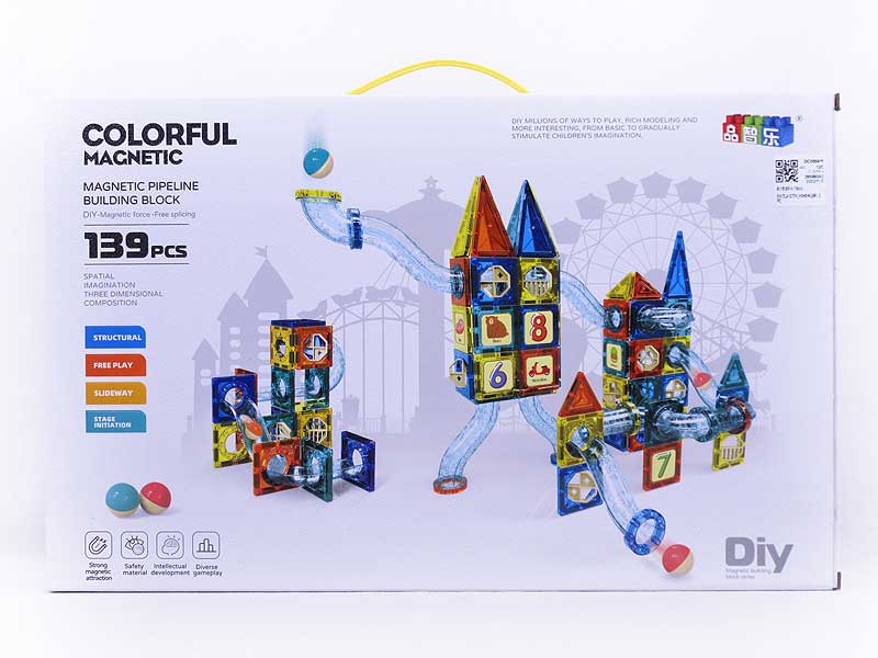Magnetic Blocks(139pcs) toys