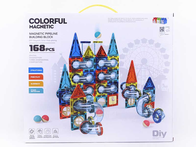 Magnetic Blocks(168pcs) toys