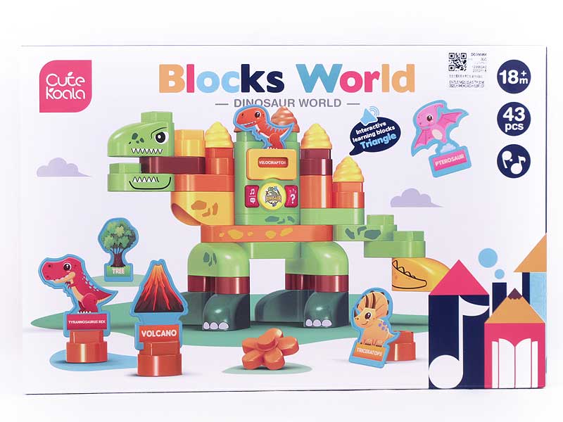 Blocks W/L_M(43pcs) toys