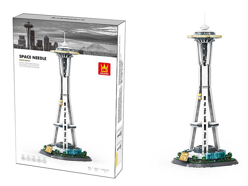 Space Needle-Seattle America Blocks(1075PCS) toys