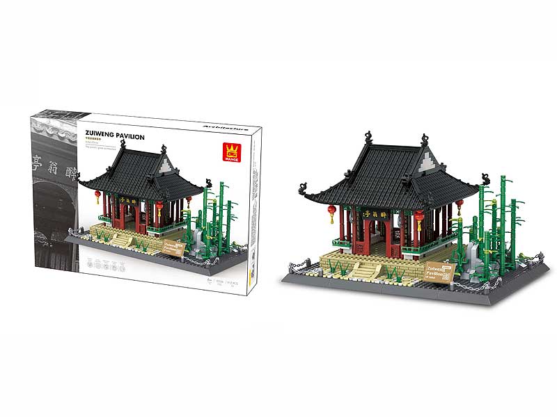 Zuiweng Pavilion-Anhui China Blocks(917PCS) toys