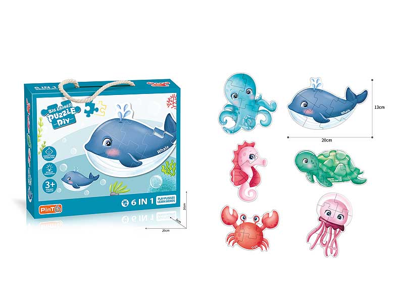 6in1 Puzzle Set toys