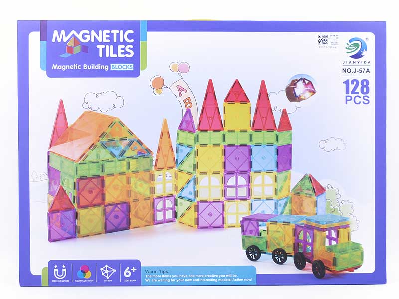 Magnetic Blocks(128pcs) toys