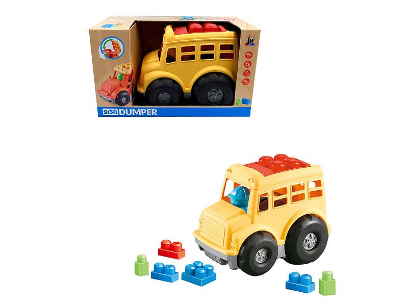 Block Construction Truck(9pcs) toys