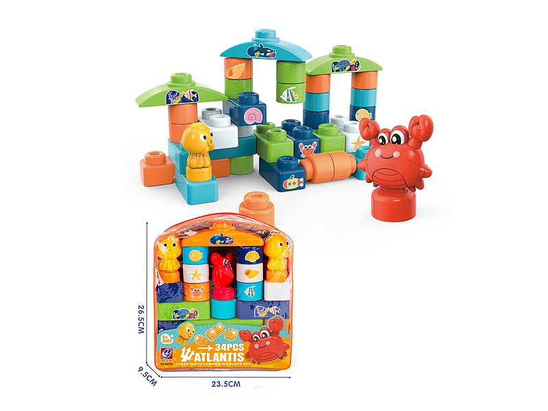 Blocks(34PCS) toys