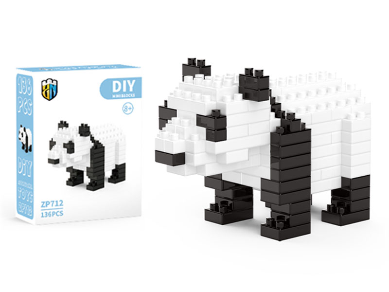 Panda Blocks(136PCS) toys