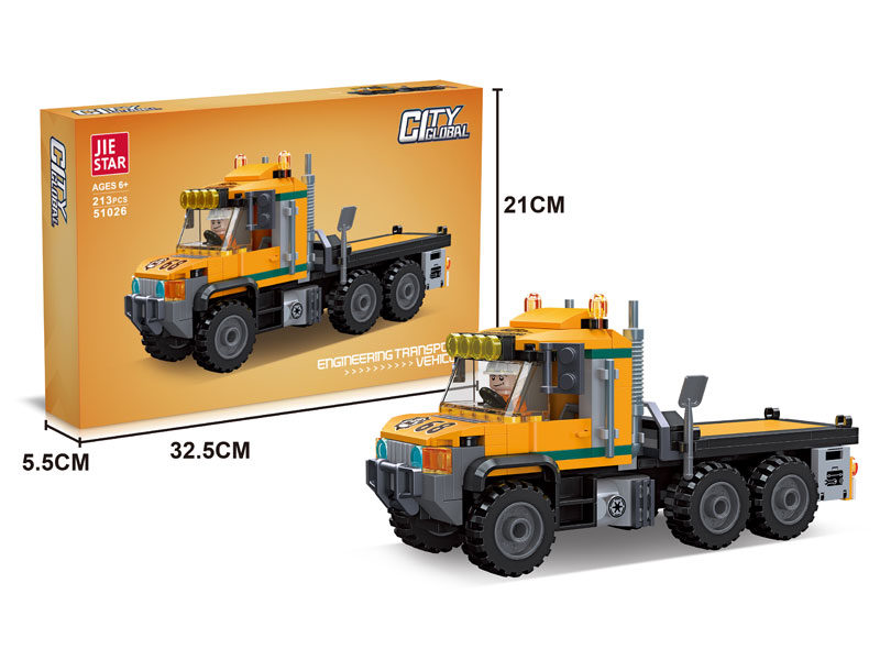 Construction Transport Vehicle Building Blocks(213PCS) toys