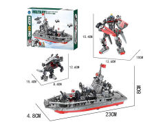 阿利·伯克号 DDG-51积木（418pcs)