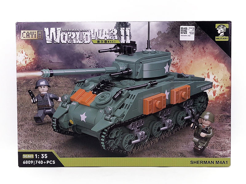 M4 Sherman Blocks(740PCS) toys